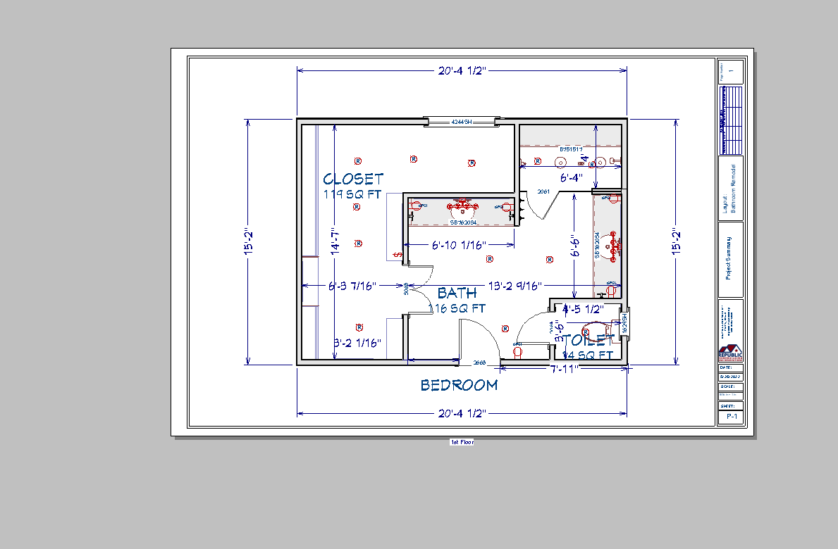 bathroom design layout 